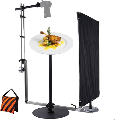 DF DIGITALFOTO V360 SE Camera Spinner,Professional Photography Turntable Photo Booth for YouTube Vlog Reels Unboxing Commercials Video B-Roll Footage Food Jewelry Slow Motion Bullet-time