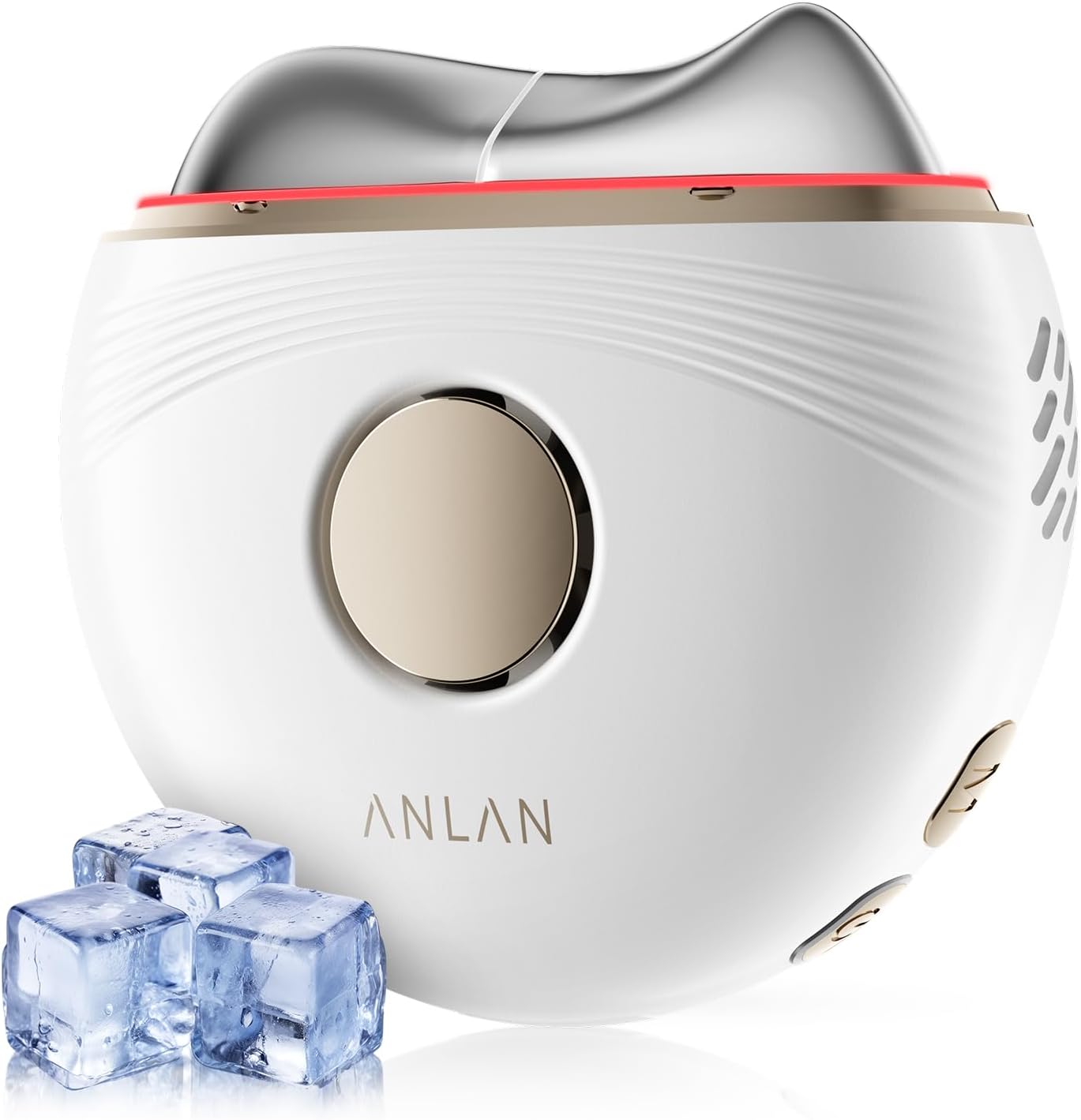ANLAN Red Light Therapy Gua Sha Tool, Electric Gua Sha Face Massager, Led Facial Sculptor for Face & Neck, Heated Massager Facial Lifting Device with Vibration for Sculpting, Firming & Toning