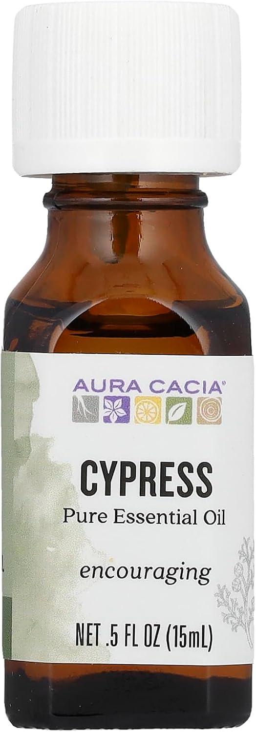 Aura Cacia Essential Oils, Cypress - 0.5 Oz