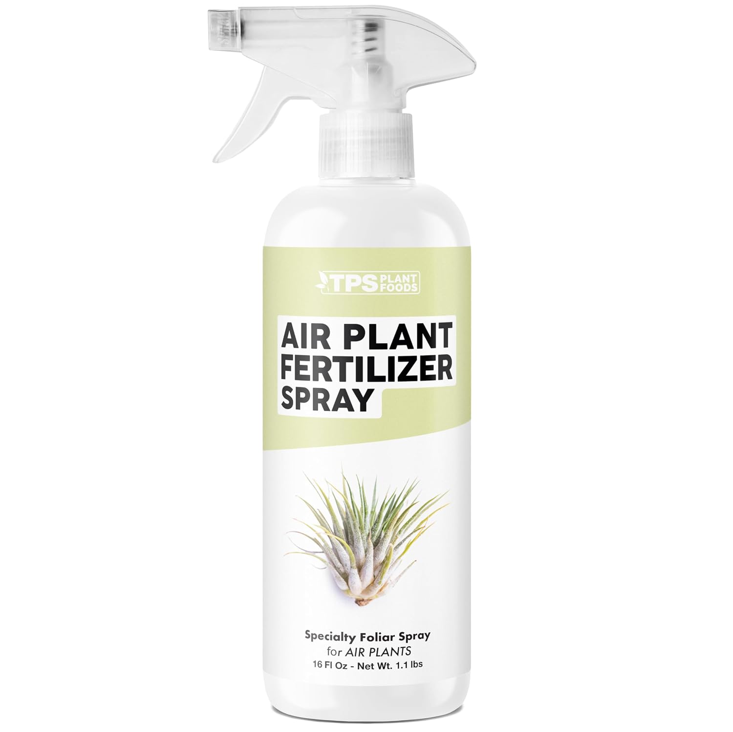 Air Plant Fertilizer Spray, Gentle Foliar Feeding Spray for Healthy Leaves and Plants. Liquid Fertilizer by TPS Plant Foods, 16oz 475ml