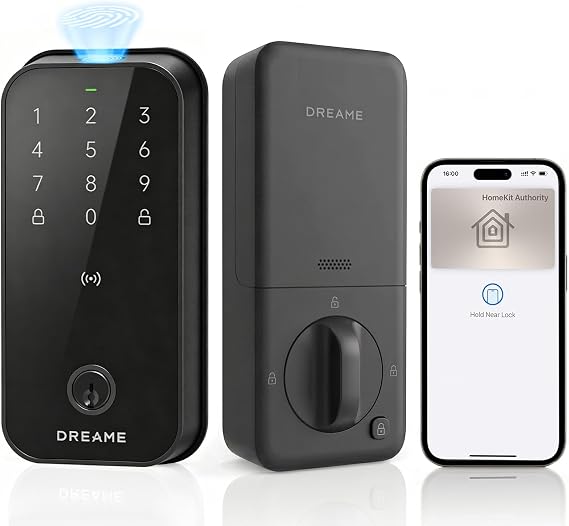Dreame Turbo Lite Smart Wi-Fi Door Lock Fingerprint Keypad Entry Deadbolt