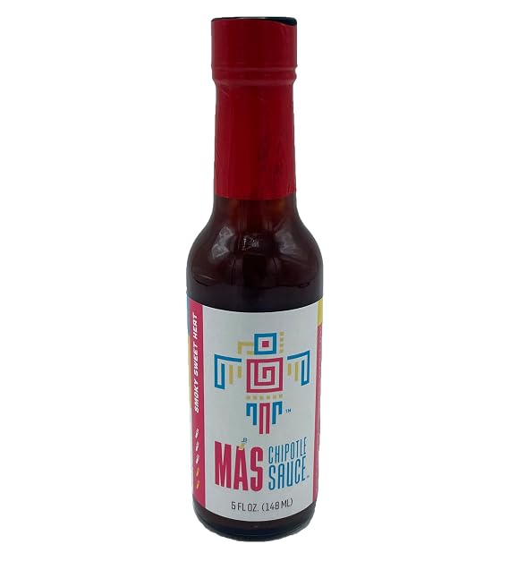 MAS Chipotle Hot Sauce - Award Winning - Gourmet Sauce (Gluten Free), 5 oz