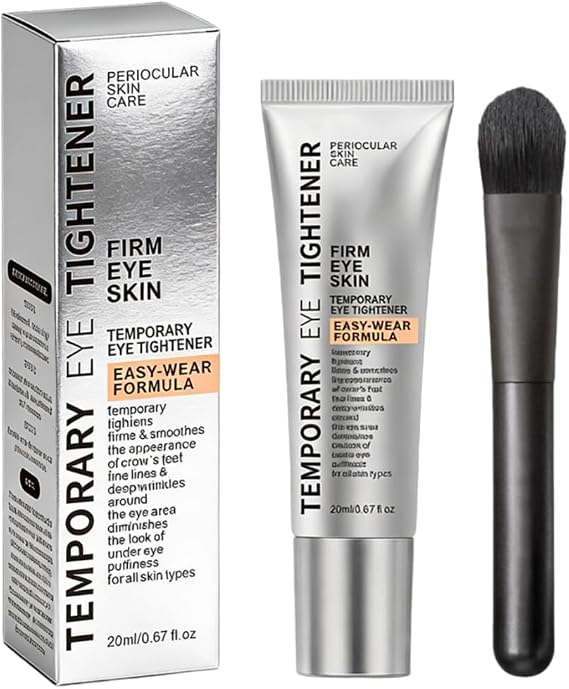 studio dermal Instant Eye Lifting Peptide Formula Temporary Eye Tightener Cream with Brush - Instantly Tighten Eye Bags, Reduce Wrinkles & Firm Face, Gentle for All Skin