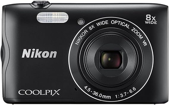 Nikon 20.1 COOLPIX A300 Hybrid with 2.7-Inch LCD, Black (26520)