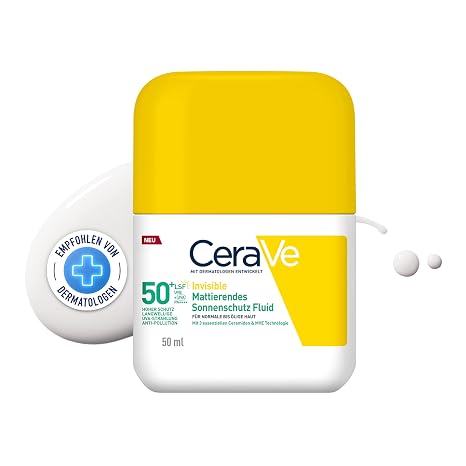 CeraVe Invisible Matte Sun Protection Fluid SPF 50+