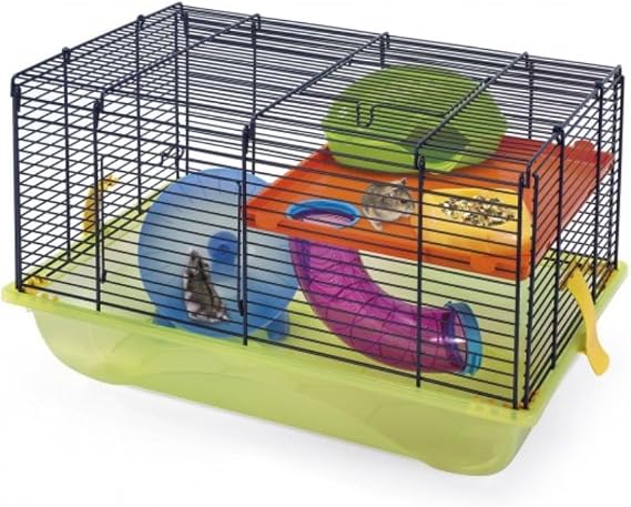 Imac Cricetti 9 Hamster Kafesi Lacivert Mavi 45x31x29cm 06458 Renkli