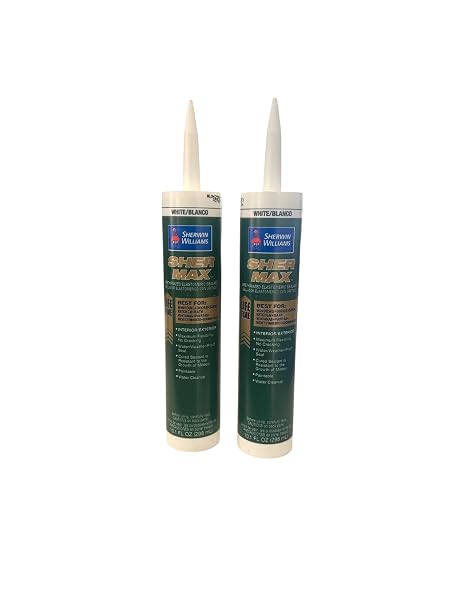 Sherwin Williams SherMax Urethanized Elastomeric Sealant White 10 oz (2-Pack)