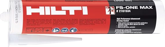 HIlti 3530249 FS-ONE MAX 10oz tube (1 case) firestop fire protection systems