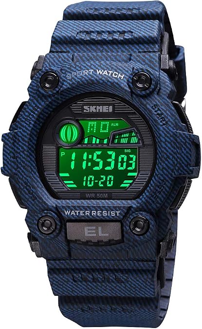 CakCity Boys Camouflage LED Sports Kids Watch Waterproof Digital Electronic Military Wrist Watches for Kid with Luminous Alarm Stopwatch Child Watches Ages 3-10
