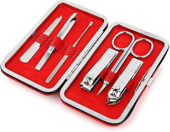 Korean Nail Clipper World No. 1. 777 Three Seven Travel Manicure Pedicure Grooming Kit Set. Made in Korea, Since 1975
