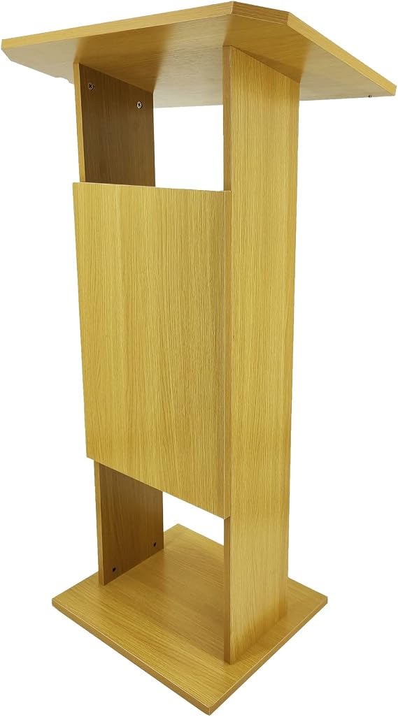 FixtureDisplays Wood (MDF) Podium Pulpit Lectern Reception 14302