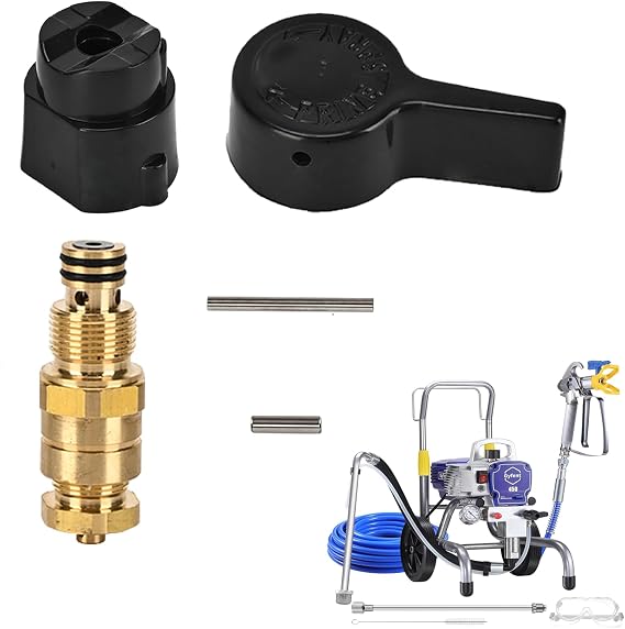 700258 Prime Spray Valve Kit,Replace Components of Airless Spray Machine | Drain Valve Compatible with Titan 440 540 640 740 Airless Paint Sprayer,Replace Airless Spray Painting Machine Accessories