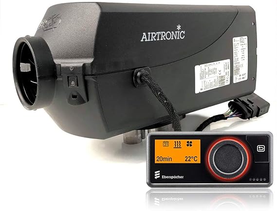 Eberspacher Espar Airtronic S2 D2 L 12V 2.2kW 7500BTU with EasyStart PRO 7 Day Timer Fault Diagnostic and Automatic Altitude Adjustment with includes FREE floor mounting plate | LATEST MODEL