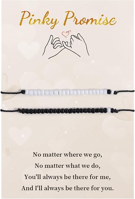 SUNSH Matching Couple Bracelets for Women Men, BFF Friendship Bracelets