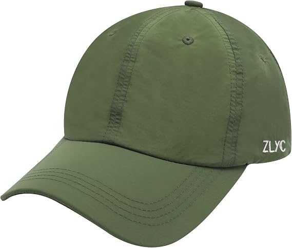 ZLYC Summer Baseball Cap for Women Men Unstructured Sports Golf Tennis Hat