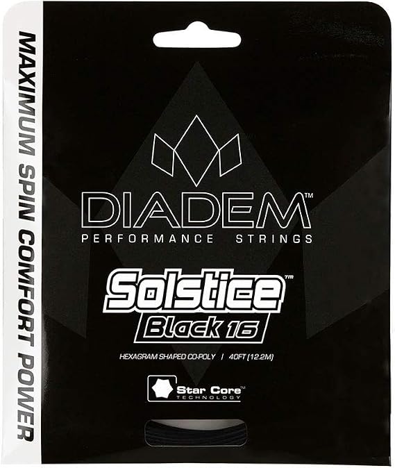 DIADEM Solstice Black (16-1.30mm) String Set