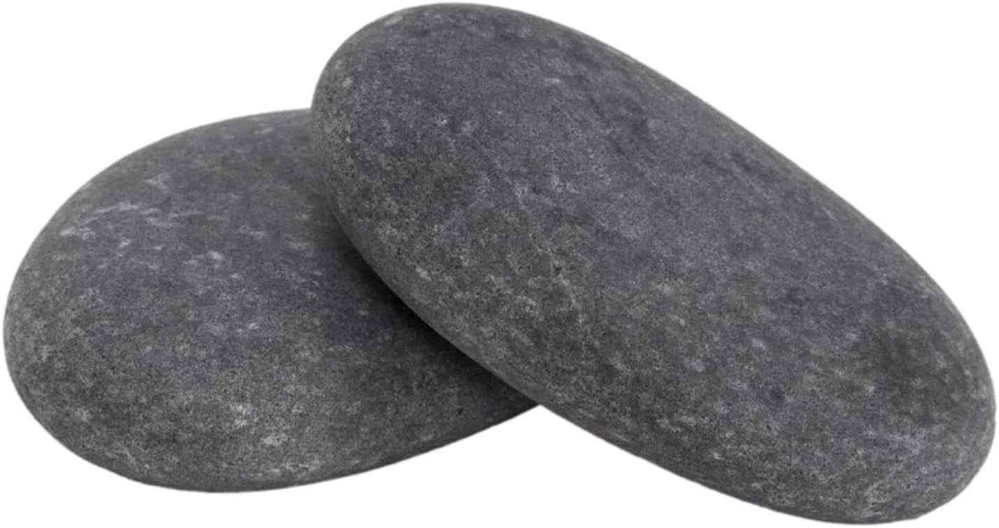 Basalt Palm Stones, 2 ct