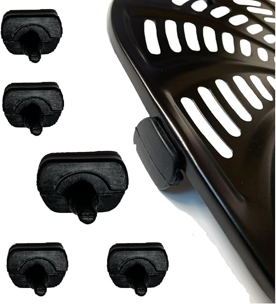 Air Fryer Rubber Feet for Gourmia Air Fryers, 4PCS Upgraded Food Grade Air Fryer Silicone Rubber Bumpers, Rubber Tabs, Rubber Tips for Gourmia Air Fryer Tray, High Temperature Resistant