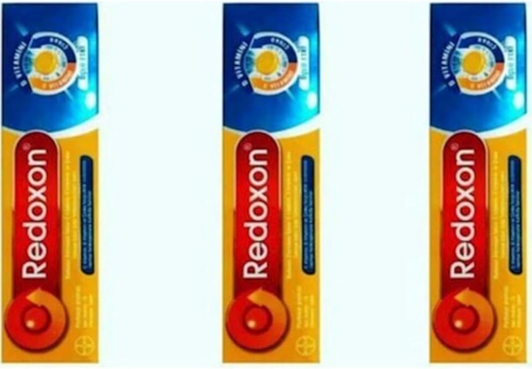 Redoxon C Vitamini, D Vitamini ve Çinko Üçlü Etki 15 Efervesan Tablet X 3