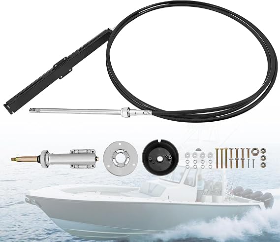 SS14120 20Ft Rack Steering Cable Kit Fit for Seastar Back Mount System