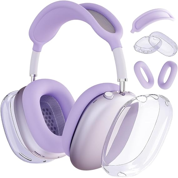MOLOPPO Case Cover for AirPods Max 2/1 2024/2020 Headphones, Purple