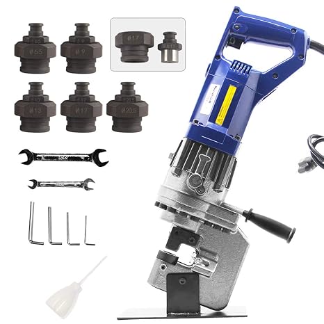 Huanyu MHP-20 Hole Puncher Electric Hydraulic Hole Punch Tool Range from 6.5-20.5mm CE Proved 110V/220V