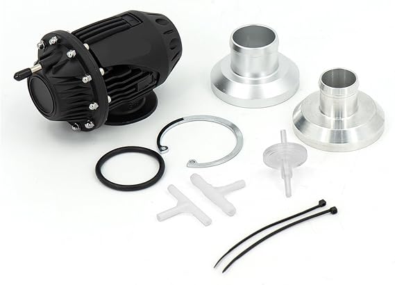 Blow Off Valve Kit,Exhaust Valves UNIVERSAL 25MM/34MM SSQV/SQV-4 Style Adjustable PSI Turbo Boost Blow Off Valve With Adapter IV 4