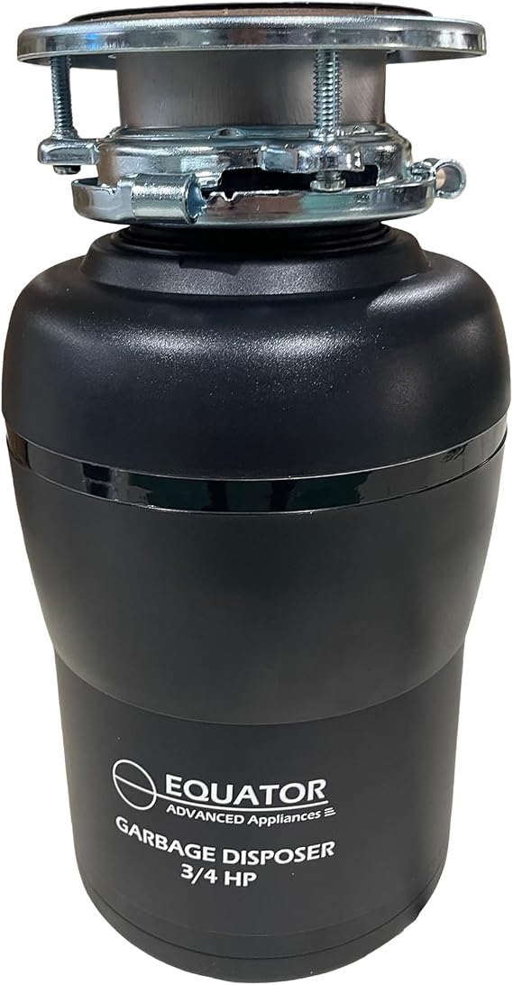 Equator 3/4HP ULTRA QUIET 65 dB 2 Stage Grinding Continous Feed Garbage Disposer