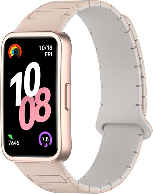 XIHAMA Strap Compatible with Huawei Band 10/9/8,Soft Silicone Sport Strap Replacement Band for Men and Women