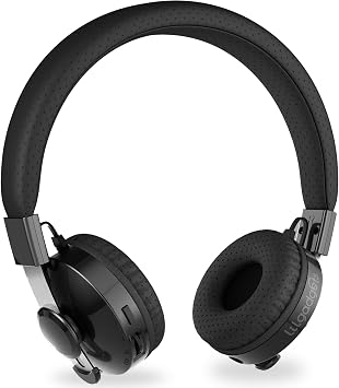 LilGadgets Untangled Pro On-Ear Wireless Kids Headphones for School, Microphone, Volume Limited, SharePort Technology, SoftTouch Padding - Purple Bluetooth Headphones