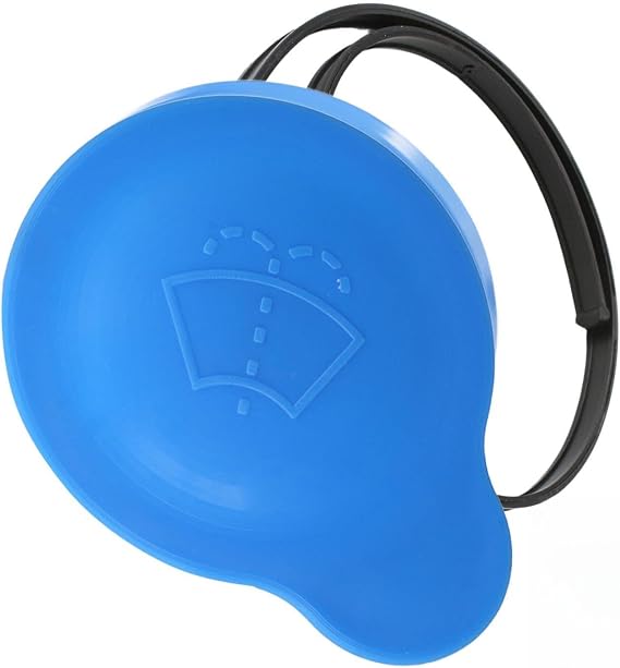 Windscreen Washer Fluid Cap 28913JD00A for Nissan Qashqai Teana | for Nissan Models, Replaces 28913JD00A, Durable ABS Plastic, Secure Fit Design, Easy Installation, Blue Washer Reservoir Cap