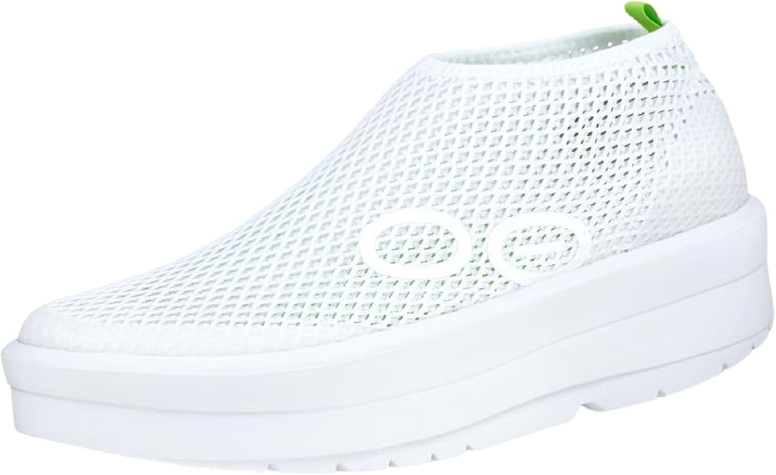 OOFOS OOmega Chukka Recovery Shoe, White - Womens Size 10