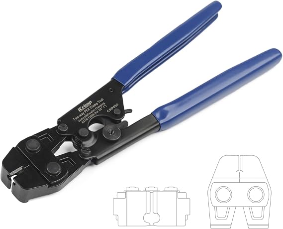 iCrimp PEX Cinch Tool for Stainless Steel Clamp-Vertical & Parallel Clamping from 3/8-inch to 1-inch -CRP650