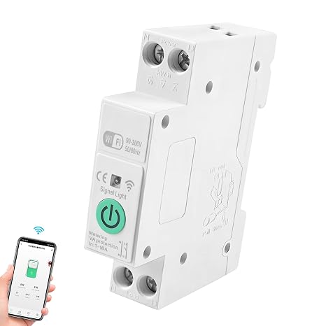 WLAN Smart Switch 1P DIN Rail for Smart Life 1-63A