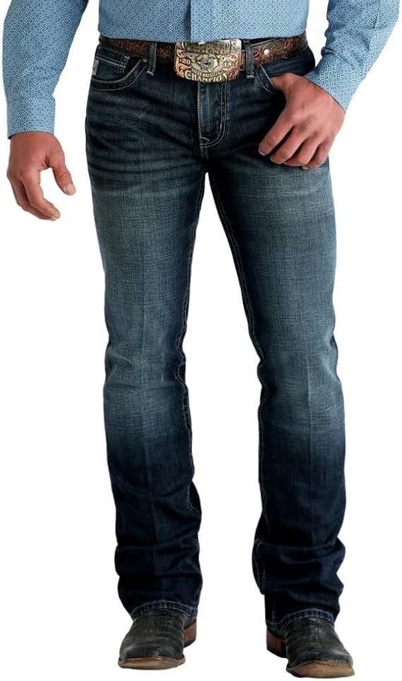 Cinch Men's Ian Mid Rise Slim Jeans