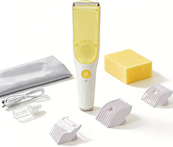 gb Baby Hair Clippers for Infants/Kids/Toddlers | Built-in Vacuum, Quiet and Low Vibration, IPX7 Waterproof, USB Rechargeable, Cordless