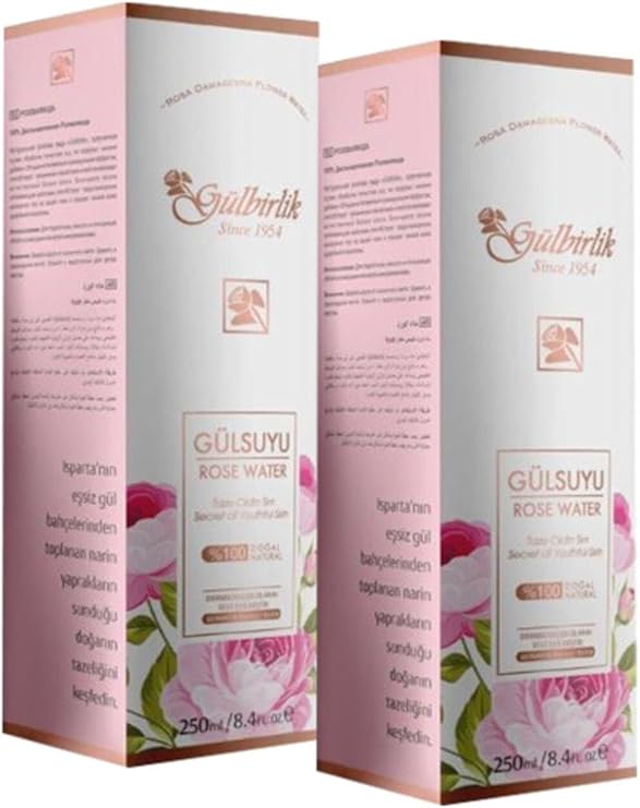 Gülbirlik (Rosense) Rosewater 250 ml X 2 Pieces