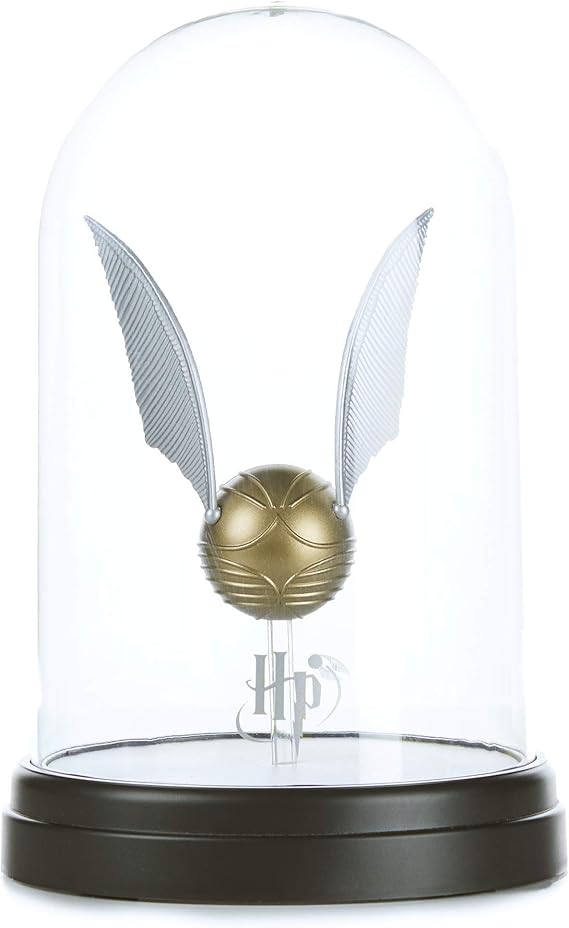 Harry Potter Levitating Golden Snitch Light, Touch Activated Desk Lamp Accessories, Officially Licensed Harry Potter Decor Gifts & Collectibles