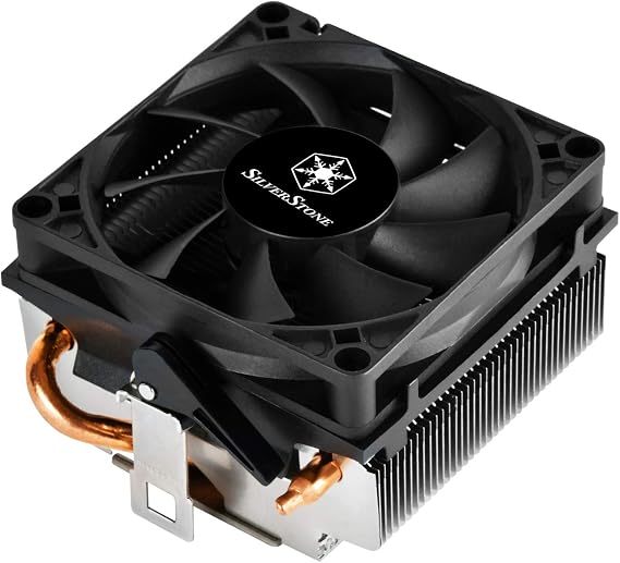 SilverStone Technology Low Profile 95W or More AMD Socket AM2/AM3/AM4/FM1/FM2 CPU Cooler Only 54mm Tall Cooling (RL-KR01)