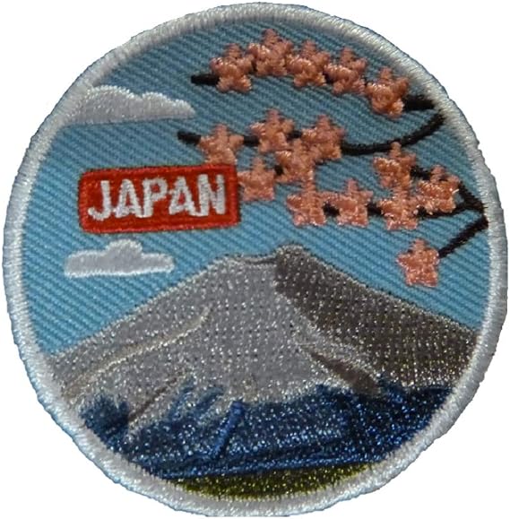 Japan Mount Fuji Trip Travel Iron On Embroidered Patch
