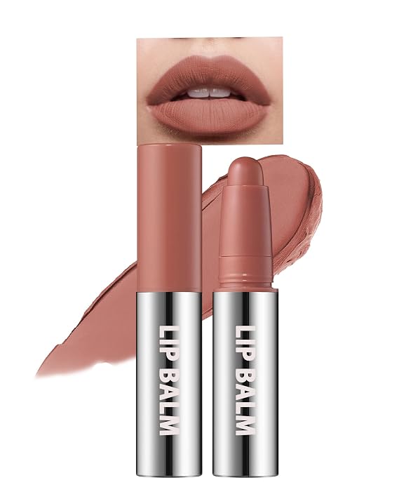 Rose Nude Matte Lipstick, Velvet Lip Stain, Waterproof Lipstick for Women | Long Lasting Frosted Lipstick, Cream Smooth Lip Crayon, Lightweight Highly Pigmented, Matte Lip Makeup for Thanksgiving-01