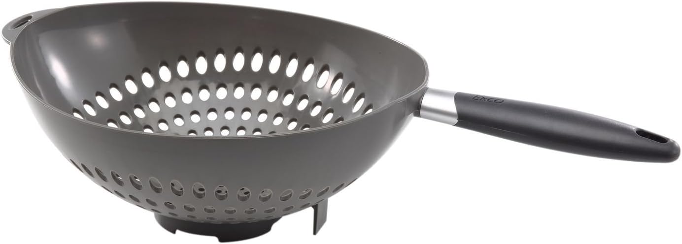Colander with Gray Handle