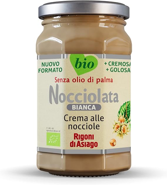 Noticolata Organic Hazelnuts, Chocolate, White, 8.8 oz 250 g