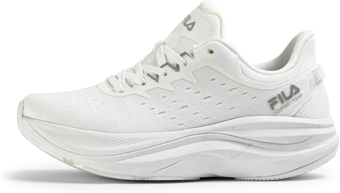 FILA Men's Retron Trainers, White, 46 EU