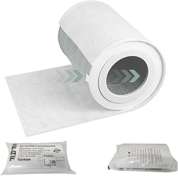 Faf Fresh Air Filter 10/Pcs Electrostatic Dust Trap Pre-filter For Philips Purifier Series Compatible Air Purifier Filter Top Electrostatic Dust Holder Protector (AC1711- AC1715)