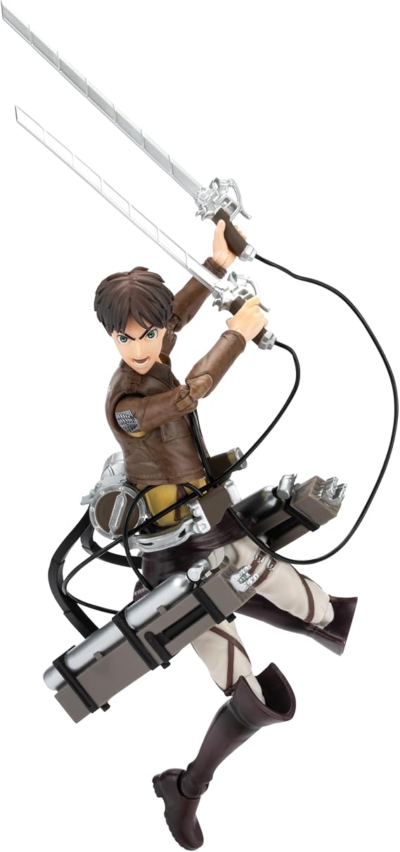 Total Anime Attack on Titan Ellen Yaeger - 6.5" Figure with Interchangeable Faceplate, Alternate Hands and Weapons