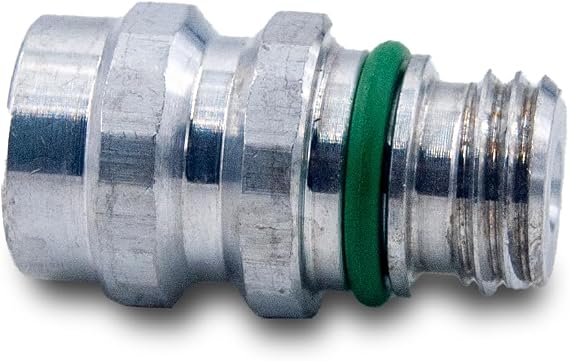 High Pressure AC valve, Air Conditioning Service Port Compatible with GMC Chevy Select Models (Upgraded Aluminum)