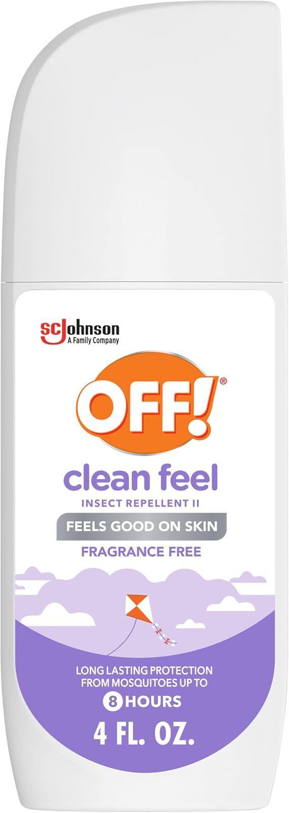 OFF! Clean Feel Picaridin Insect & Mosquito Repellent Bug Spray, 4 oz