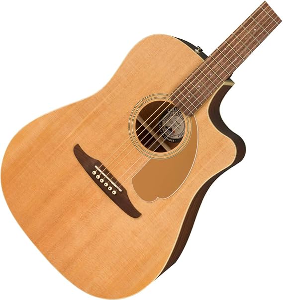 Fender Redondo Player Acoustic Guitar, Natural, Walnut Fingerboard