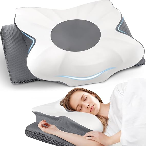 Cervical Neck Pillow - Neck Pain Relief, Queen Size